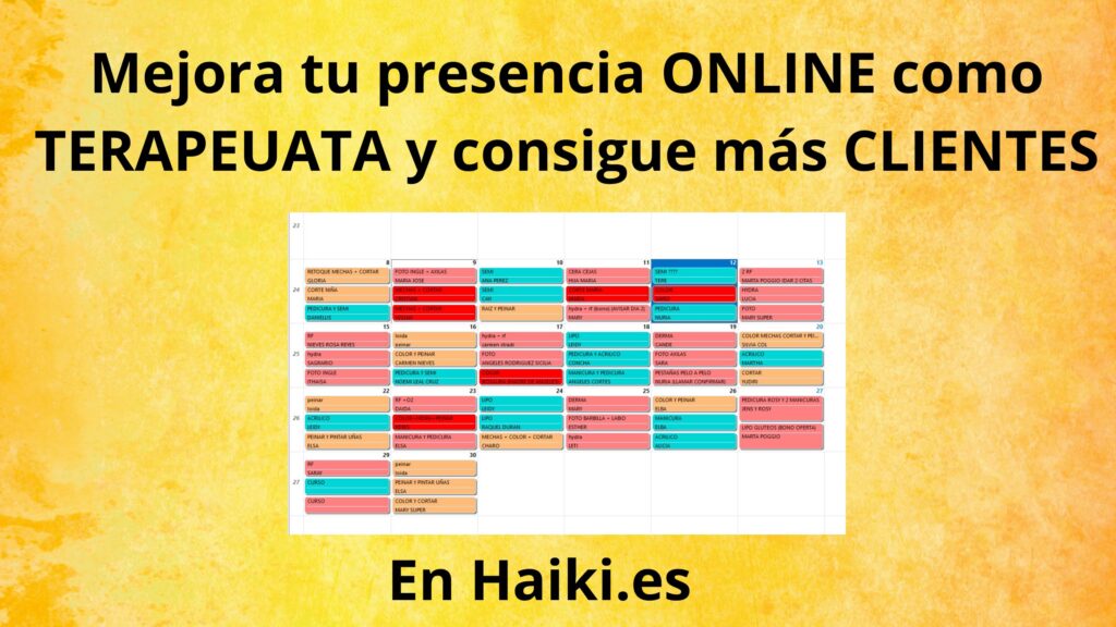 Mejora tu presencia ONLINE como TERAPEUATA y consigue más CLIENTES