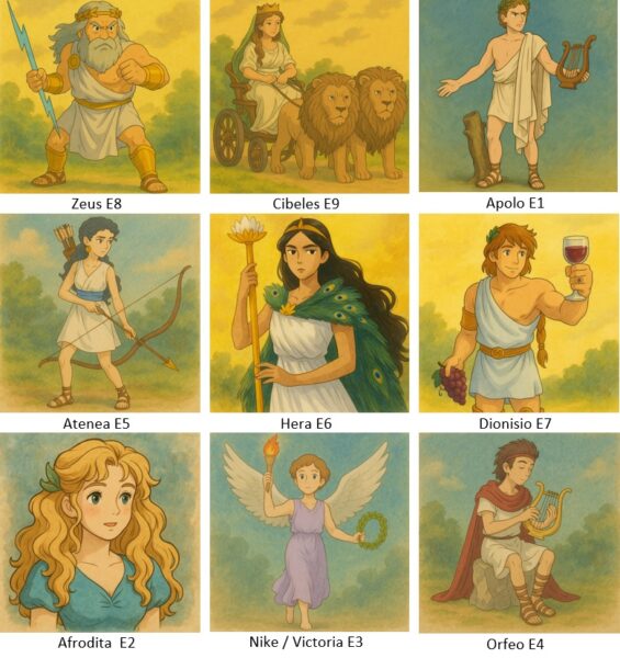 dioses - eneagrama - eneatipos - haiki
