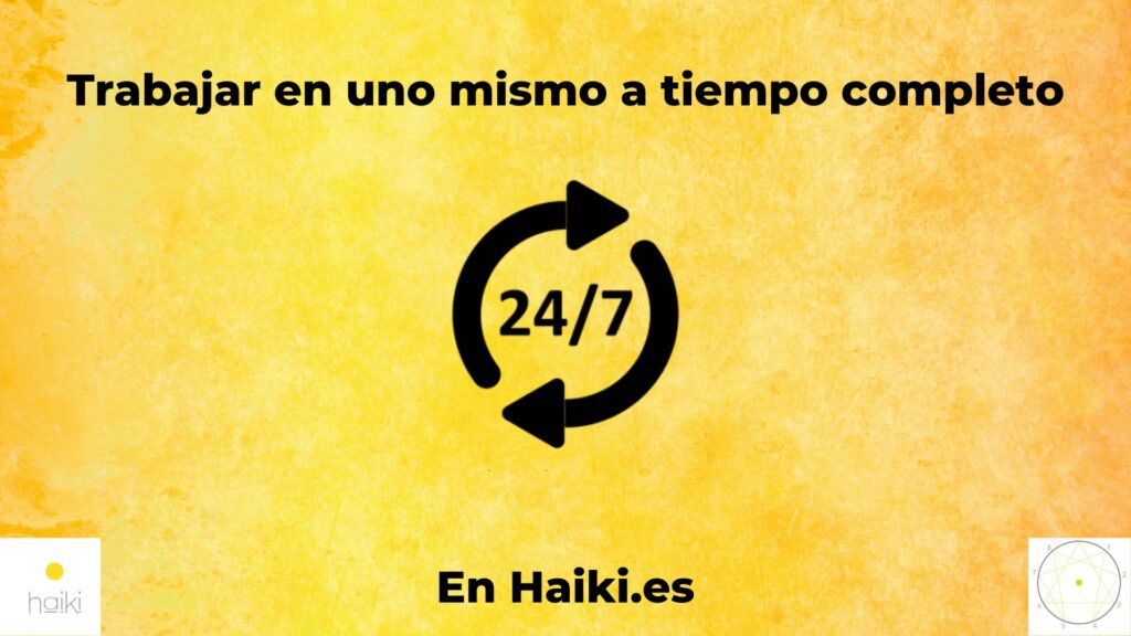 Trabajar en uno mismo a tiempo completo